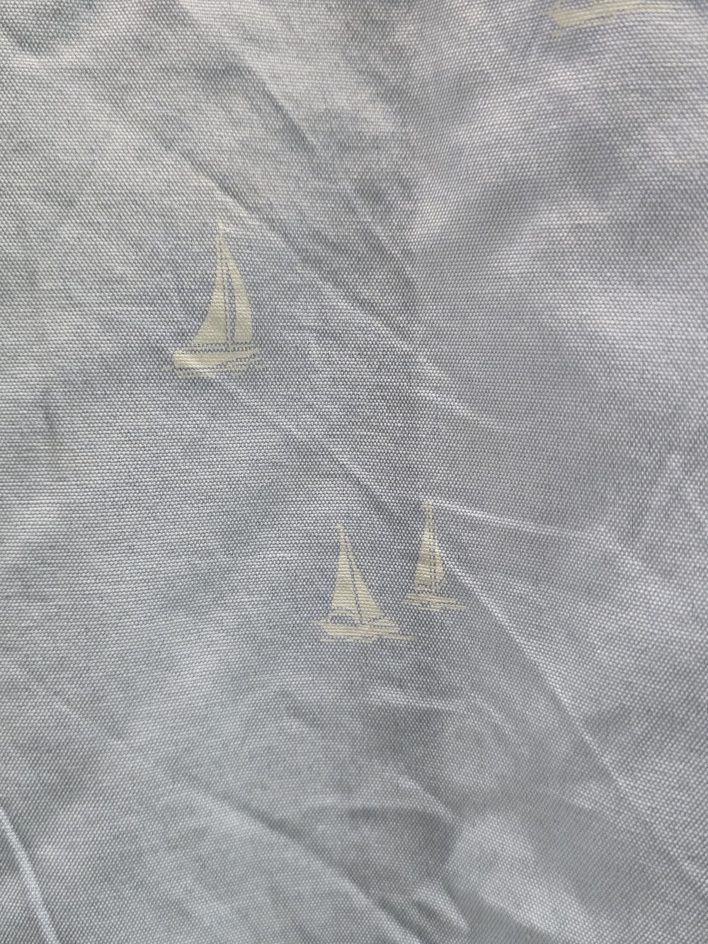 PD&C Light Blue Short-Sleeve Button-Down Shirt with Sailboat Print - Picture 6 of 7